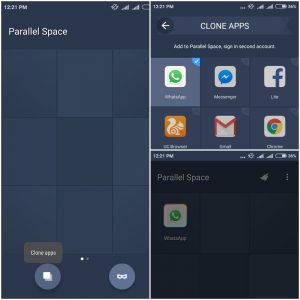 use dual wharsapp with parallel space