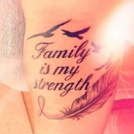Whatsapp love dp: Family is stregth
