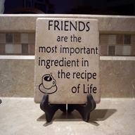 whatsapp status dp: friends are the most important ingredient in the recipe of life