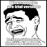 whatsapp status dp are trail version
