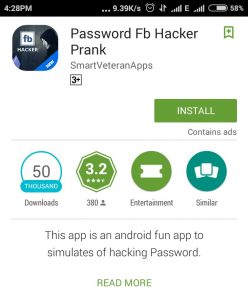 password fb hack prank