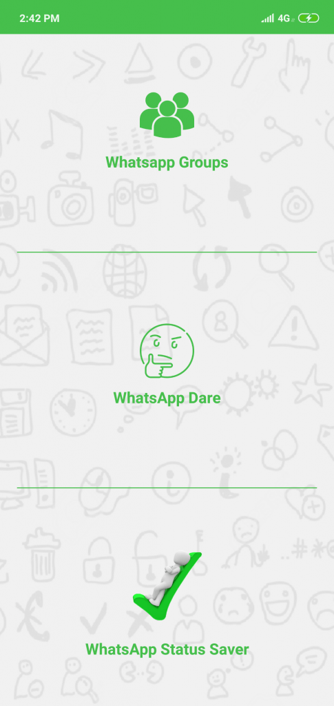 statut économiseur WhatsApp