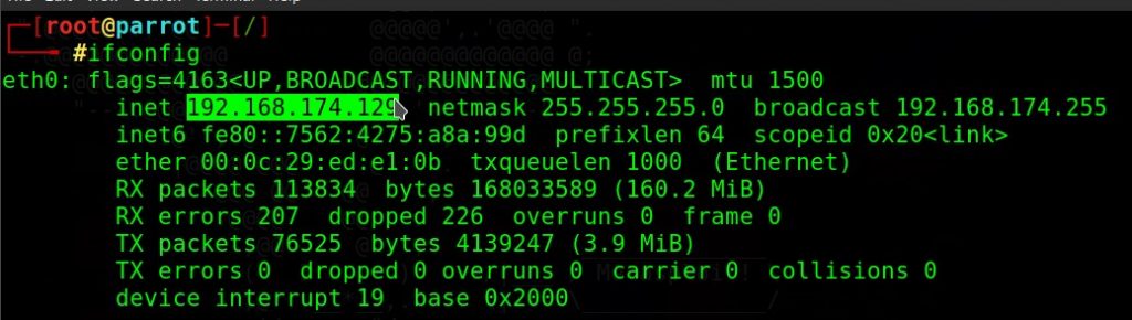 lhost ip of attacker