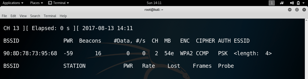 airodump-ng hidden wifi