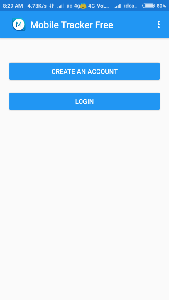 login in your account