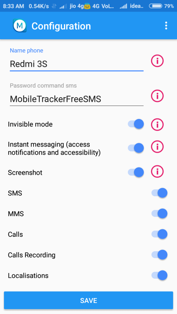 configure application