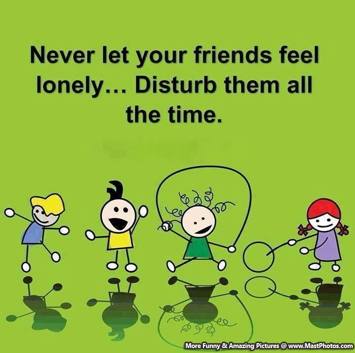 Friends disturb dp