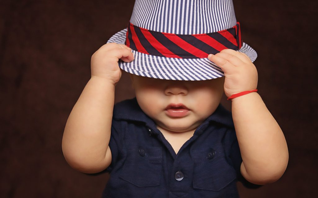 cute baby red hat: whatsapp cute dp