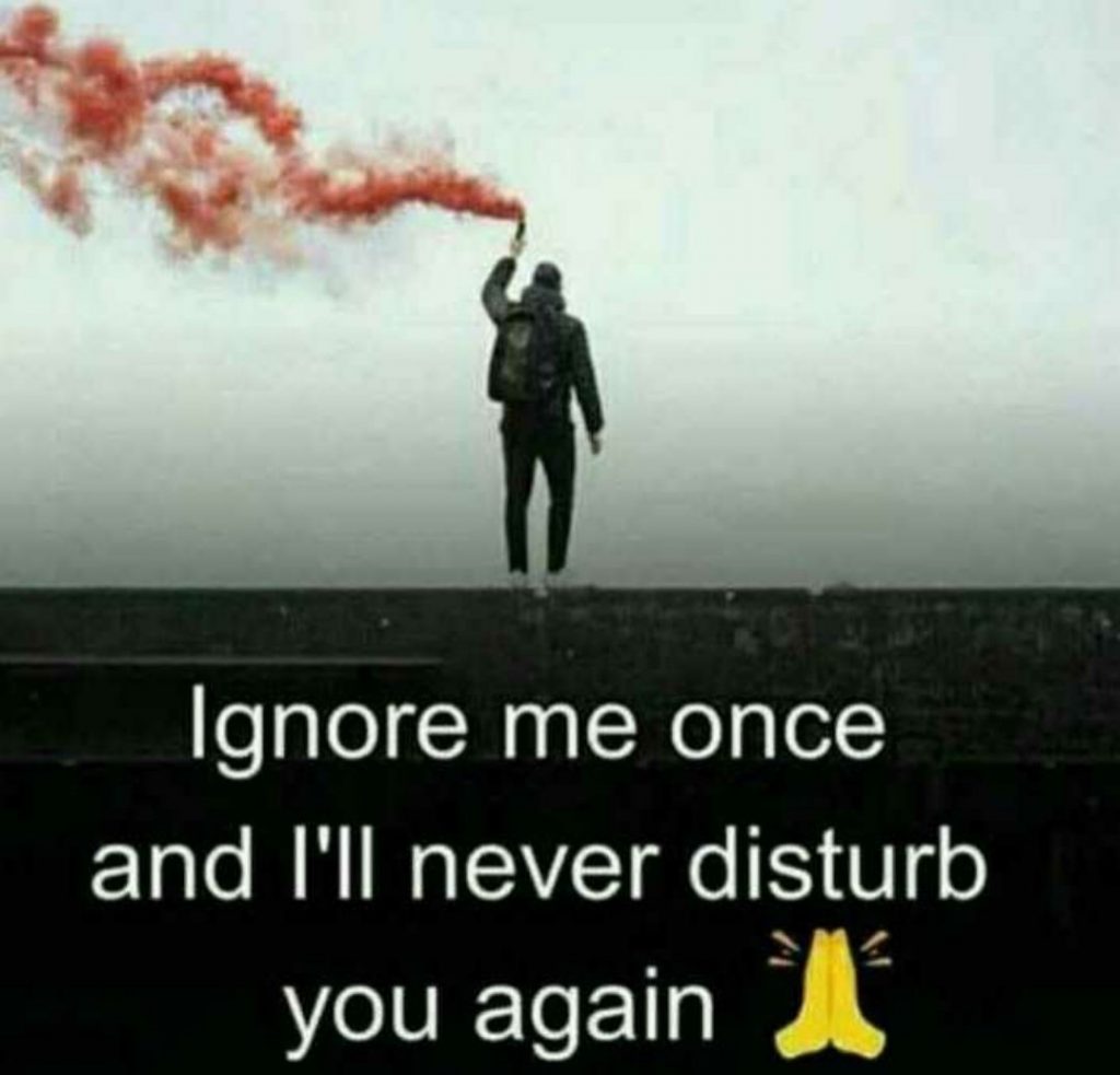 Ignore me whatsapp dp