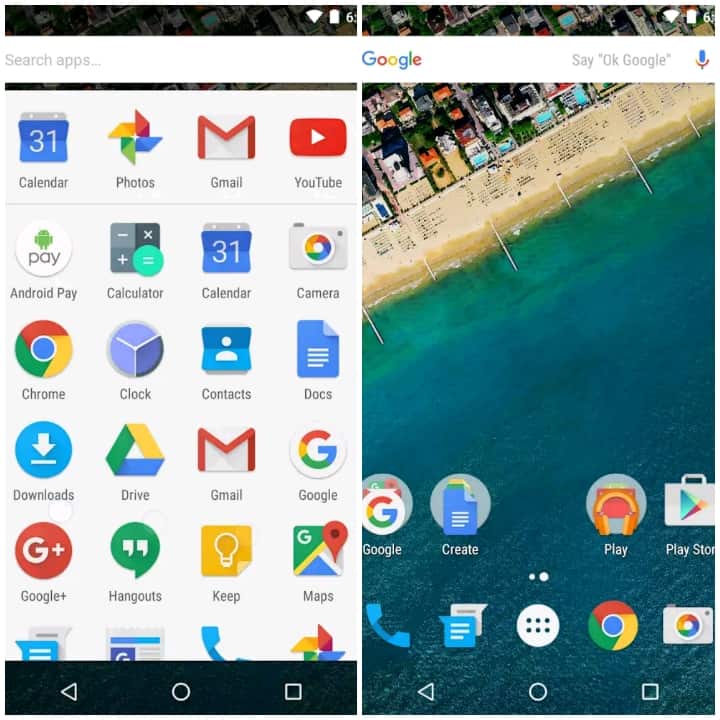 Google Now launcher