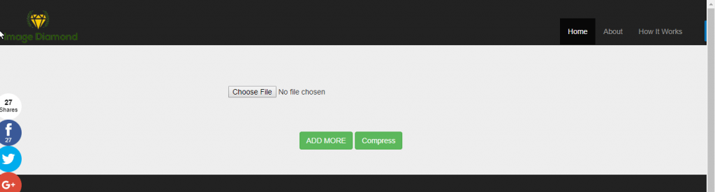 image diamond photo compression webiste