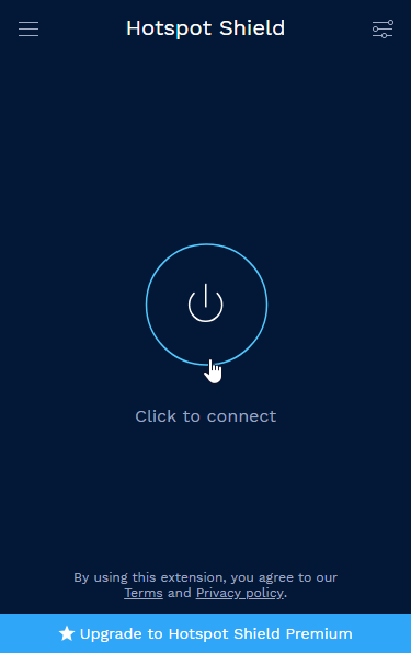 connect hotspot shield