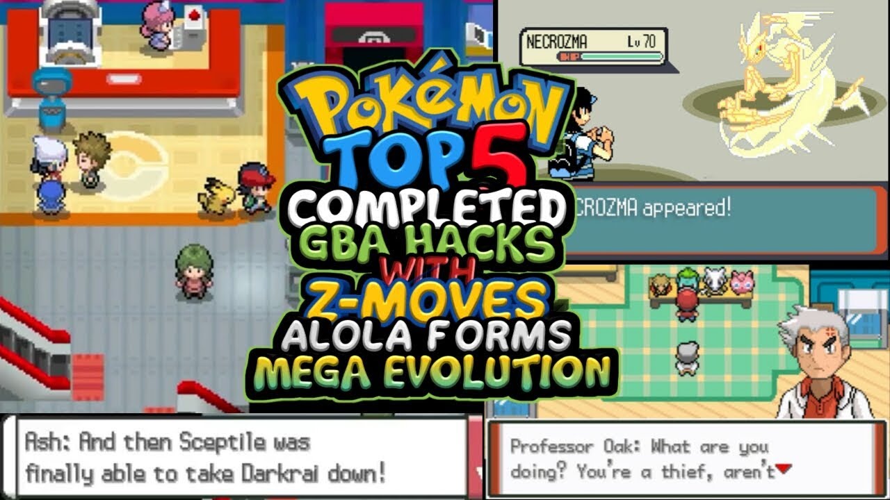 pokemon gba rom hacks with gen 8